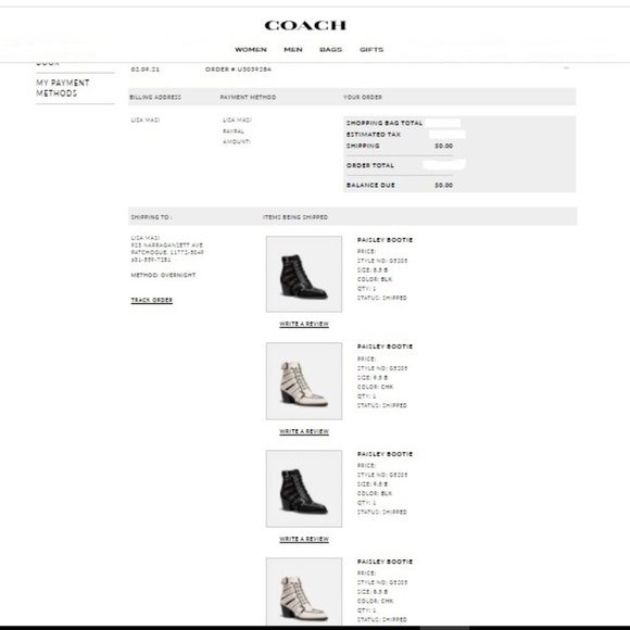 $149 *NEW* COACH Chalk Paisley Studded Bootie - Picture 2 of 11